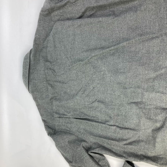 LOUIS VUITTON Long sleeve shirt cotton gray With collar flannel shirt mens L Used Authentic