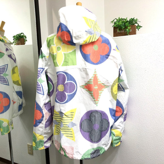 LOUIS VUITTON Blouson polyester multicolor Multicolor monogram Windbreaker mens 48 Used Authentic