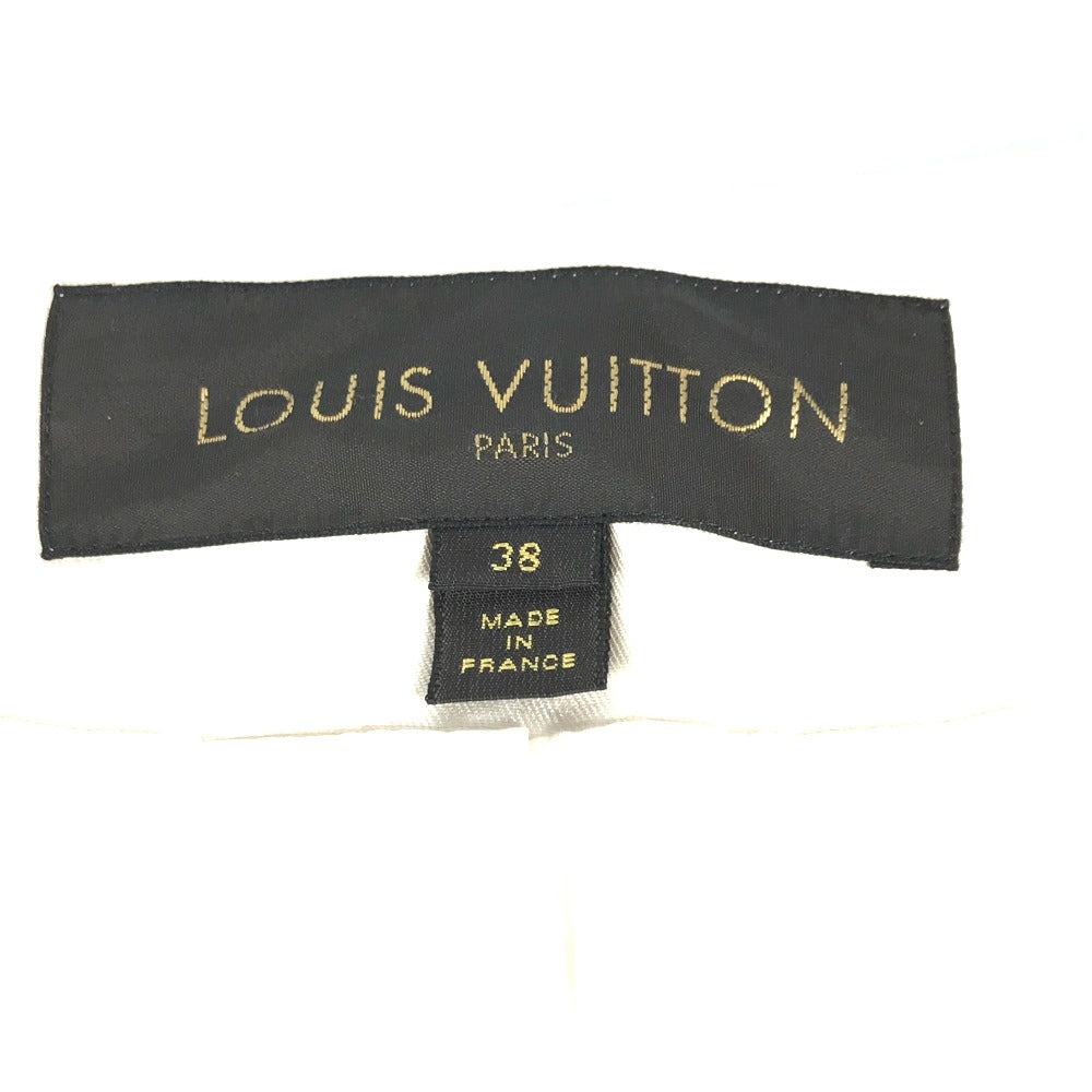 LOUIS VUITTON Jacket silk White type Apparel long sleeve tops All-over pattern ribbon 38