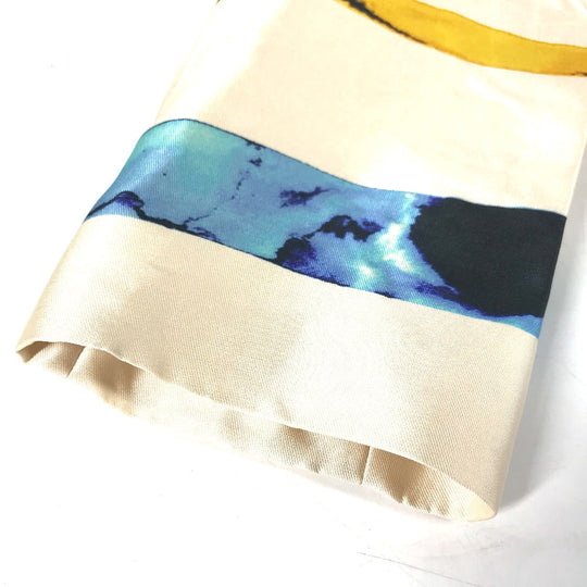 LOUIS VUITTON Jacket silk White type Apparel long sleeve tops All-over pattern ribbon 38
