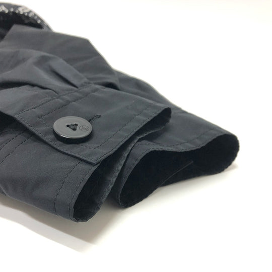 LOUIS VUITTON Hoodie FIOW26FBP Nylon black 22W Short Hoodie Women 34 Used Authentic