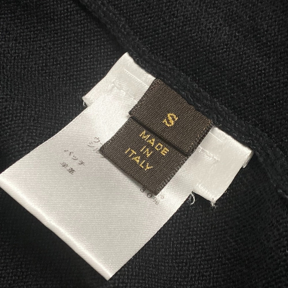 LOUIS VUITTON Jacket Wool, Silk black Zip up mens S Used Authentic