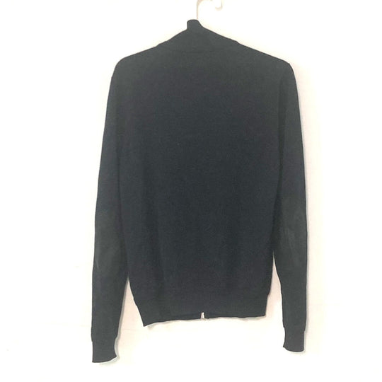 LOUIS VUITTON Jacket Wool, Silk black Zip up mens S Used Authentic