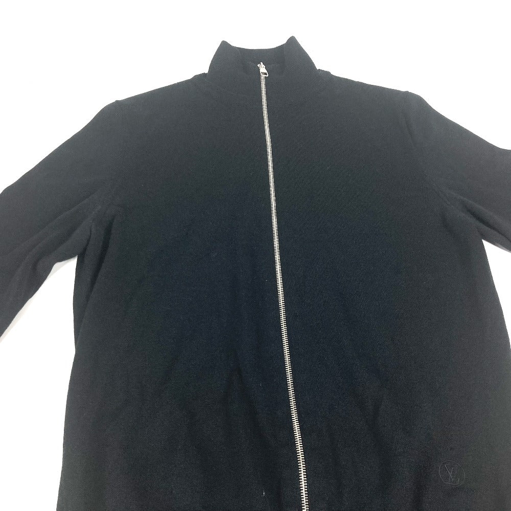 LOUIS VUITTON Jacket Wool, Silk black Zip up mens S Used Authentic
