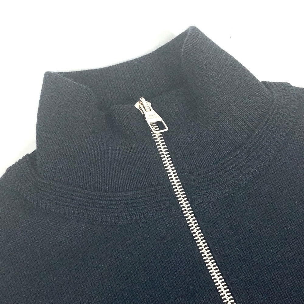 LOUIS VUITTON Jacket Wool, Silk black Zip up mens S Used Authentic