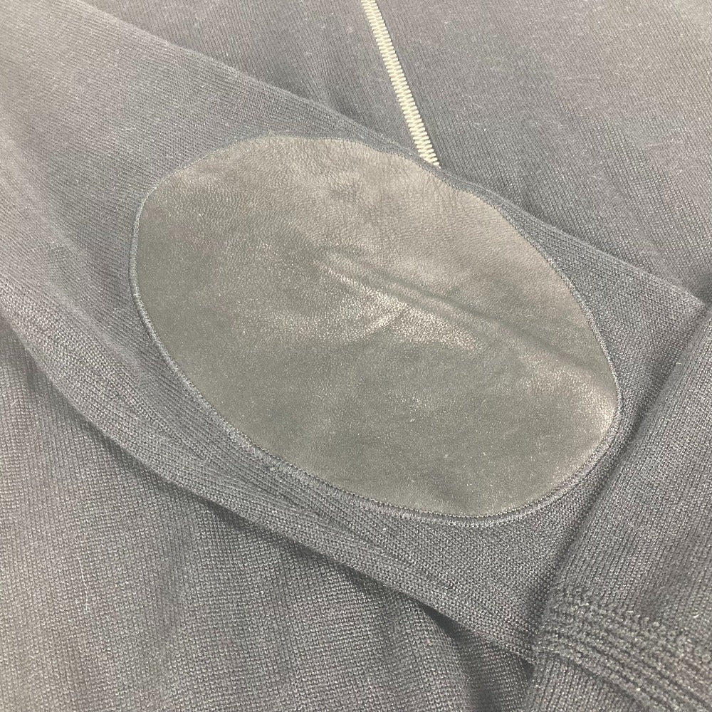 LOUIS VUITTON Jacket Wool, Silk black Zip up mens S Used Authentic
