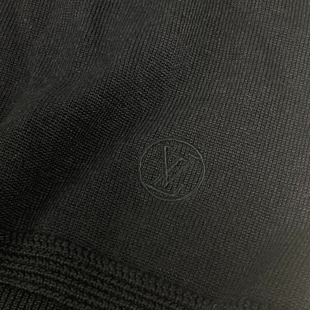 LOUIS VUITTON Jacket Wool, Silk black Zip up mens S Used Authentic