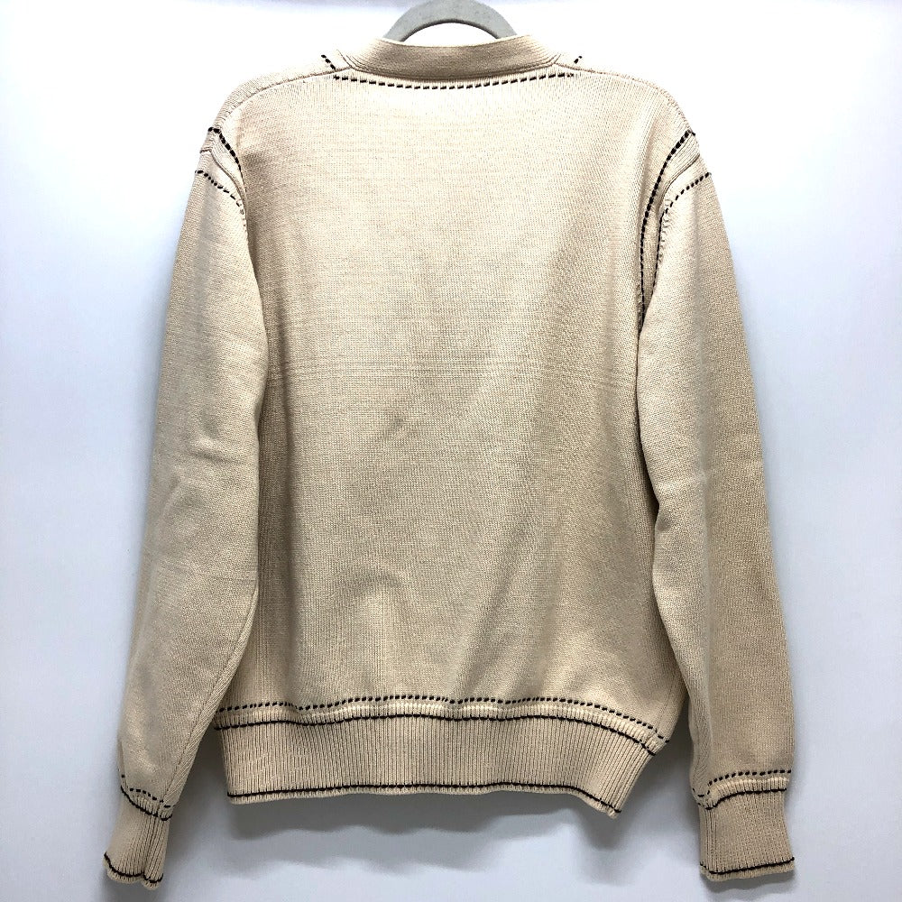 LOUIS VUITTON cardigan 1AFPXX cotton beige Signature light LV logo mens ‚k Used Authentic