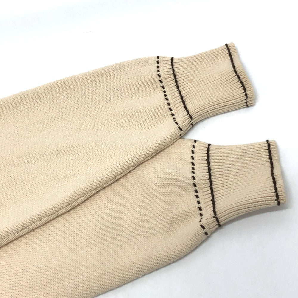 LOUIS VUITTON cardigan 1AFPXX cotton beige Signature light LV logo mens ‚k Used Authentic