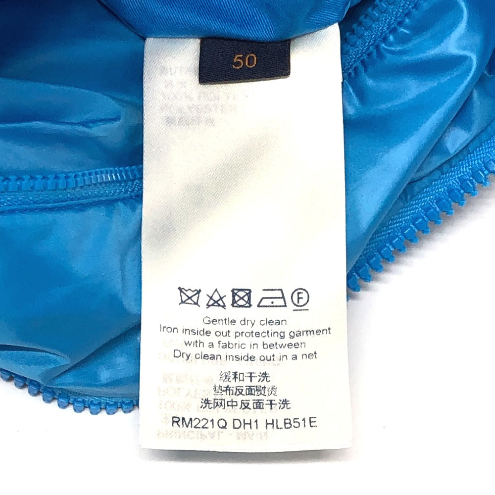 LOUIS VUITTON Down jacket RM221Q Nylon blue flower quilted 50
