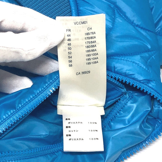 LOUIS VUITTON Down jacket RM221Q Nylon blue flower quilted 50