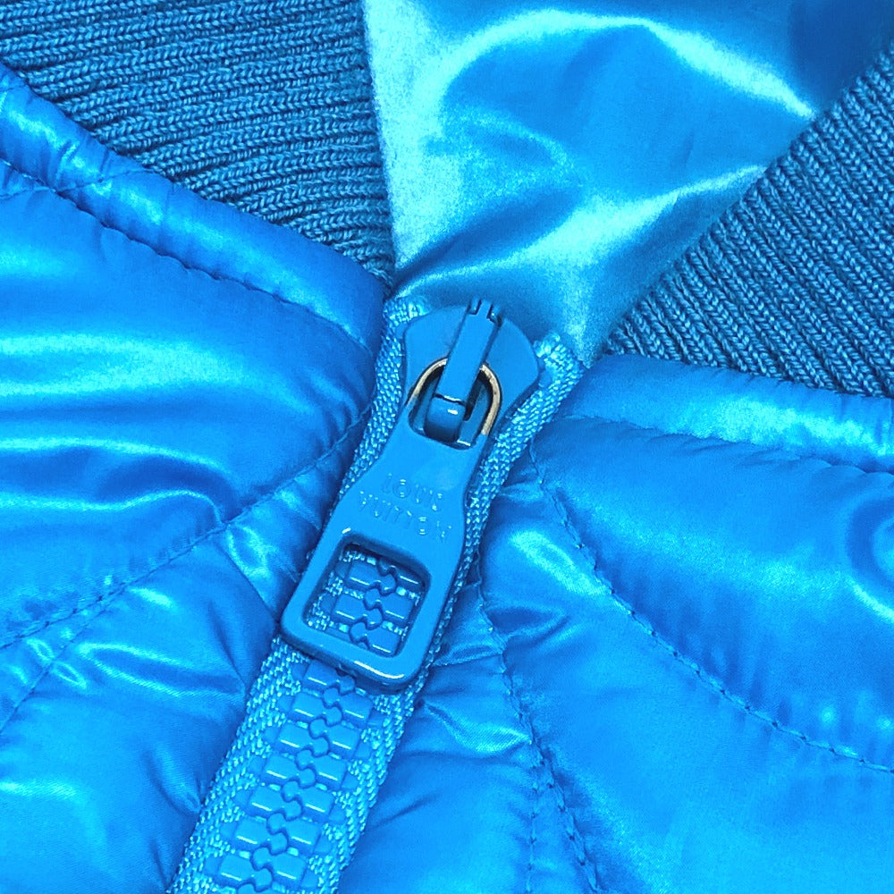 LOUIS VUITTON Down jacket RM221Q Nylon blue flower quilted 50