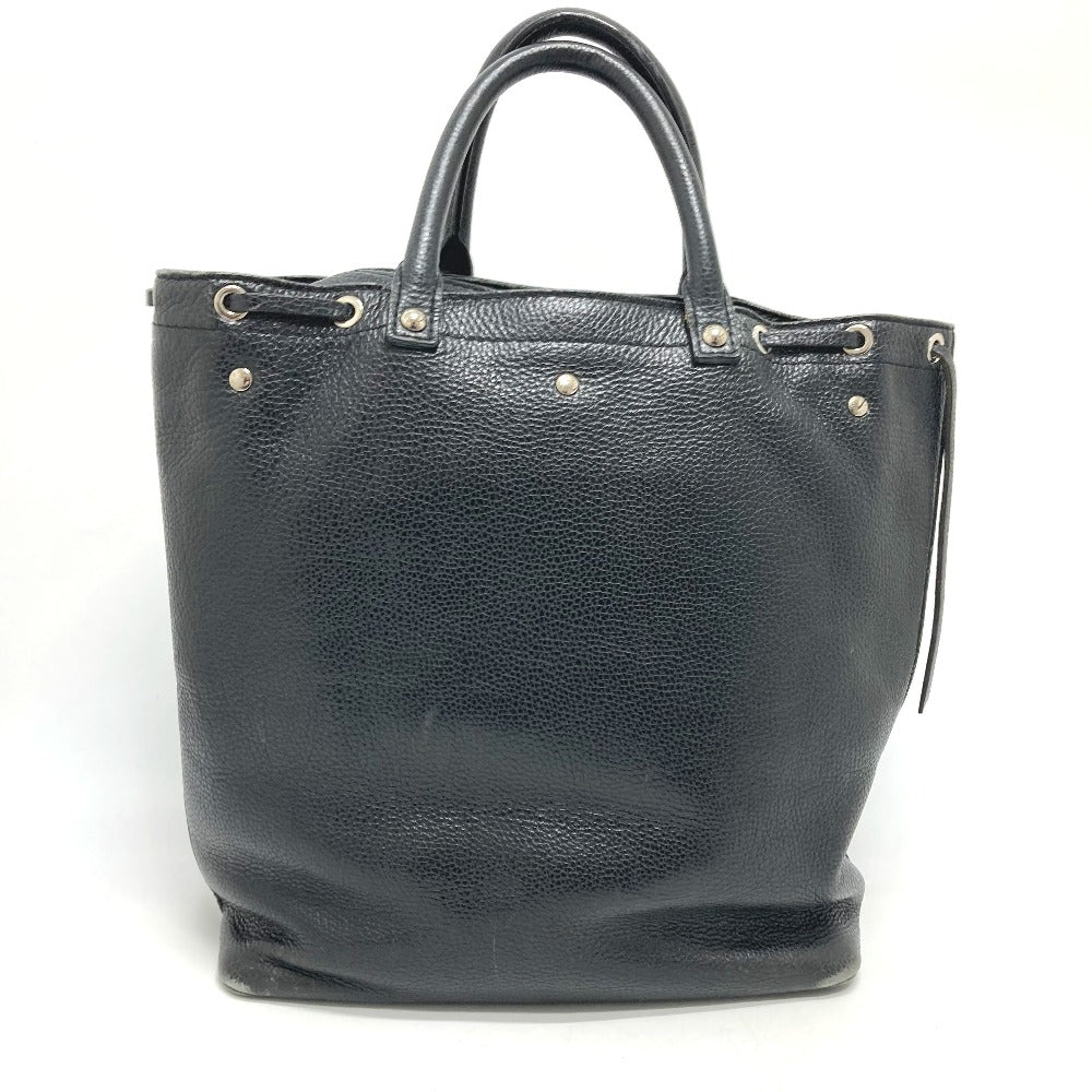 LOUIS VUITTON Tote Bag M95252 leather black Tobago T & B Women Used Authentic