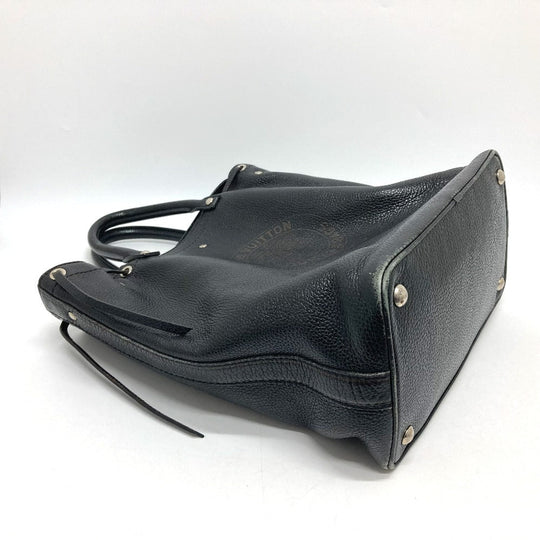 LOUIS VUITTON Tote Bag M95252 leather black Tobago T & B Women Used Authentic