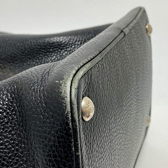 LOUIS VUITTON Tote Bag M95252 leather black Tobago T & B Women Used Authentic