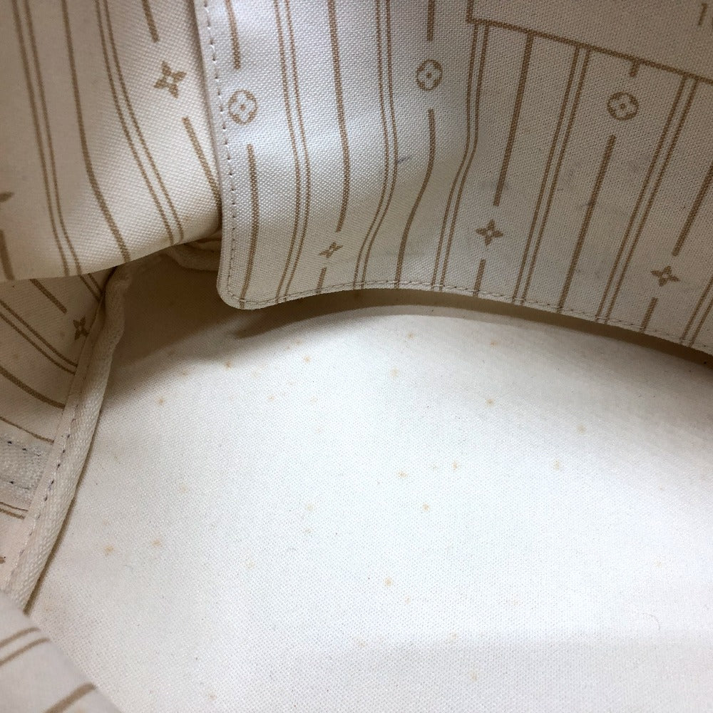 LOUIS VUITTON Tote Bag N51108 Damier Azur Canvas white Neverfull GM Women Used Authentic