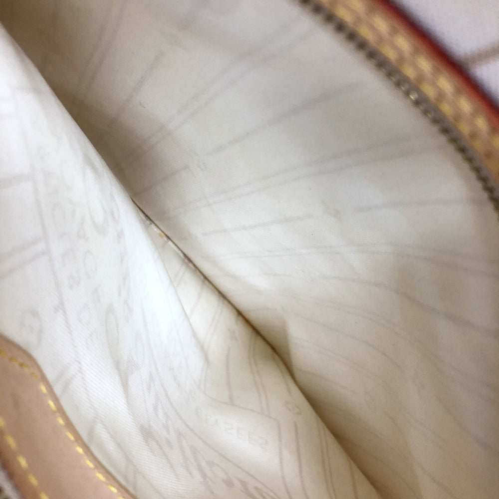 LOUIS VUITTON Tote Bag N51108 Damier Azur Canvas white Neverfull GM Women Used Authentic