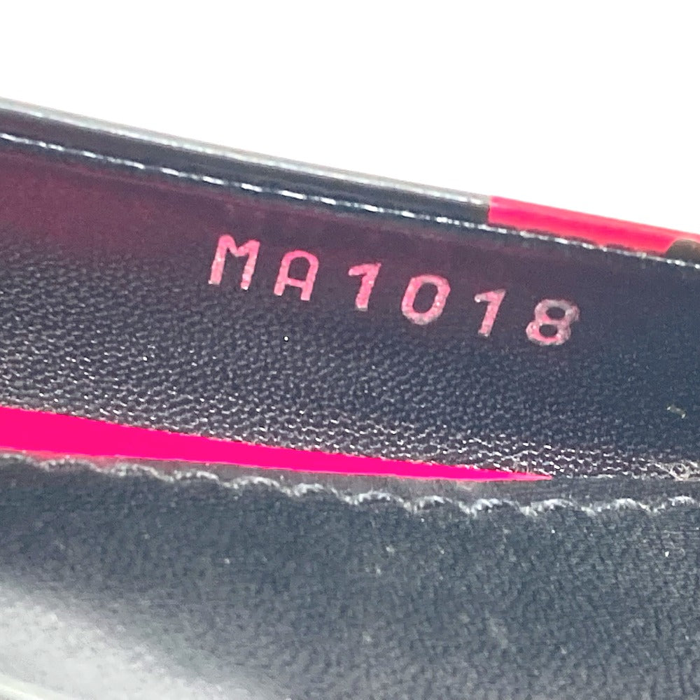 LOUIS VUITTON Leather shoes Patent leather Black x pink Pumps Petanko Monogram graffiti 34