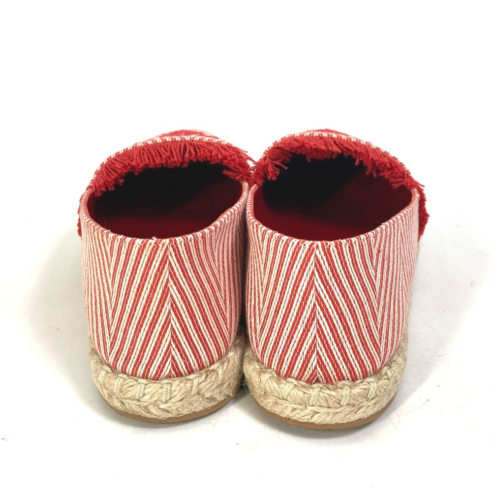 LOUIS VUITTON Slip-on Canvas, Canvas Red Monogram stripe 35.5