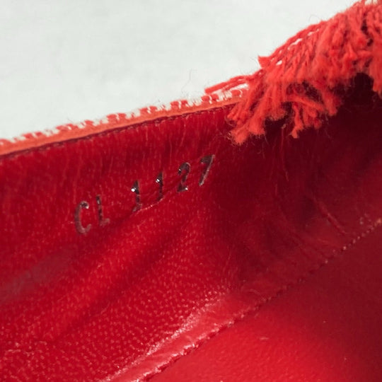 LOUIS VUITTON Slip-on Canvas, Canvas Red Monogram stripe 35.5