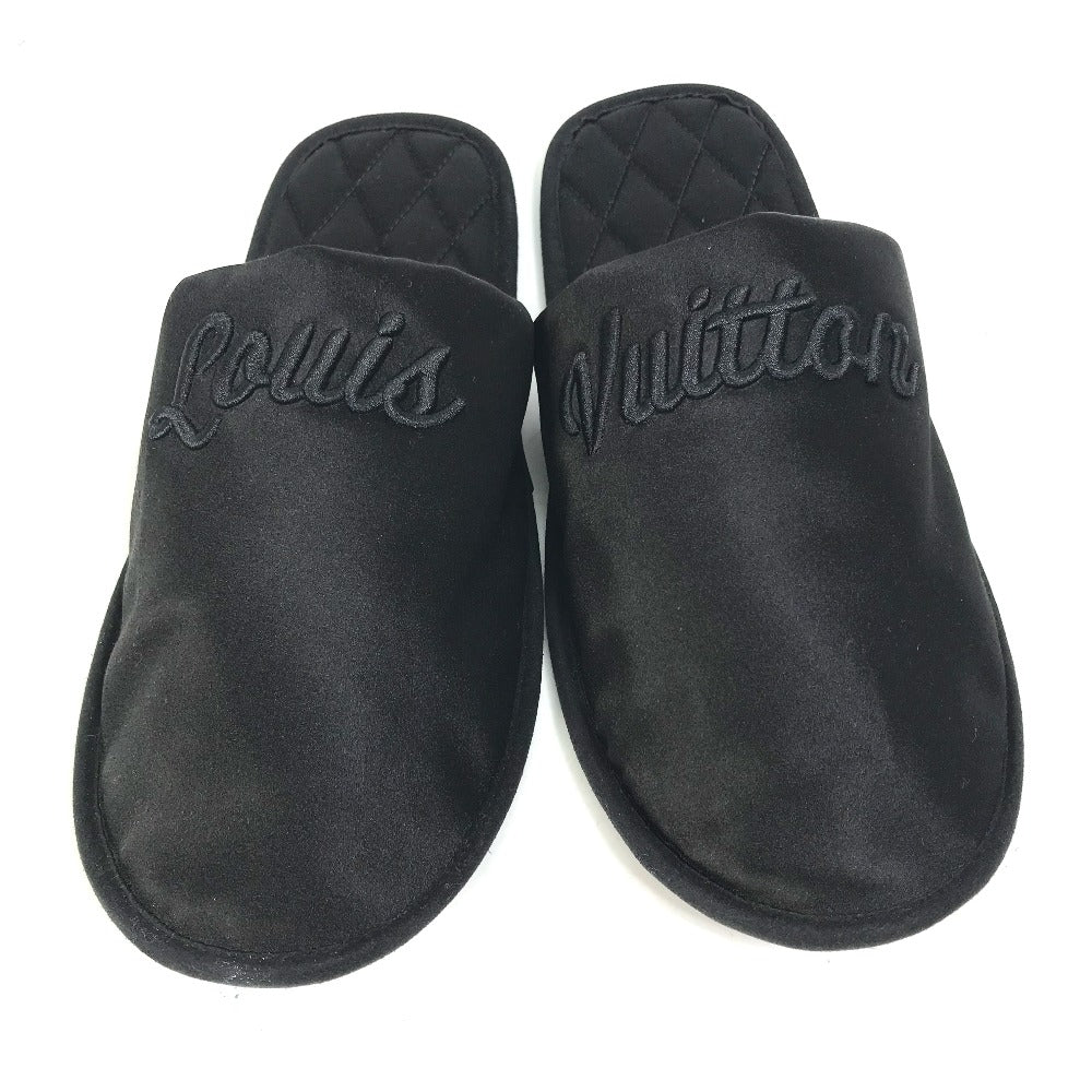 LOUIS VUITTON Other shoes Model number unknown Satin , Satin black Sweet line LV logo Women 36-37 Used Authentic