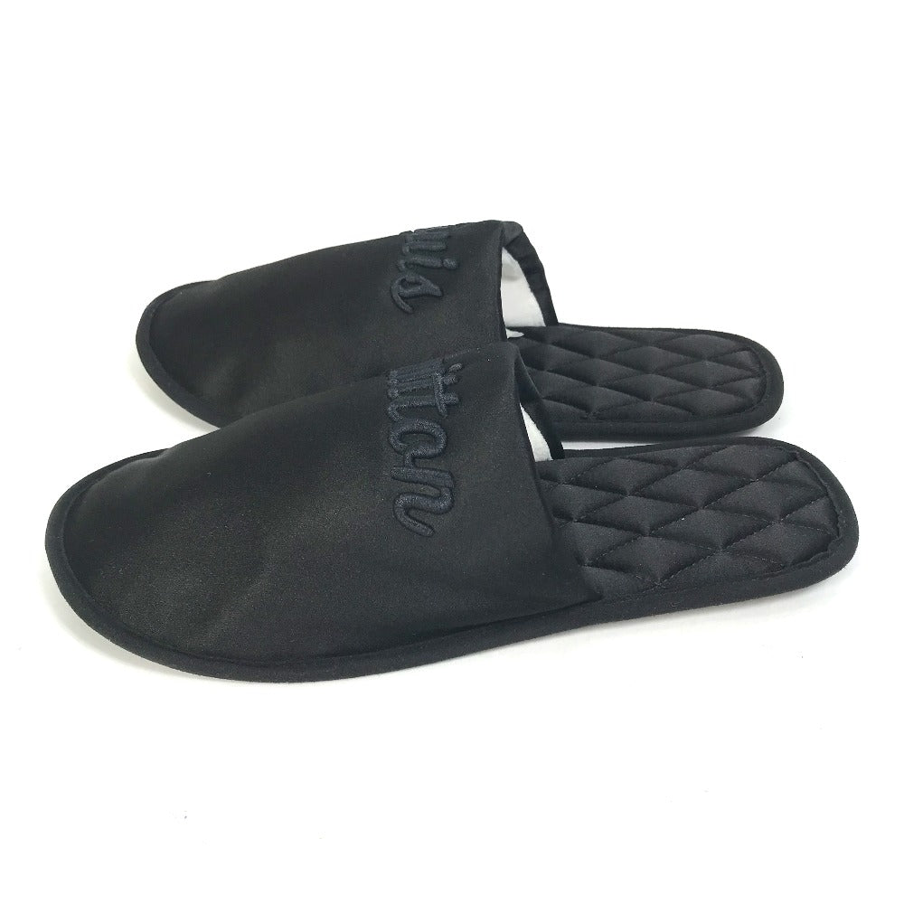 LOUIS VUITTON Other shoes Model number unknown Satin , Satin black Sweet line LV logo Women 36-37 Used Authentic