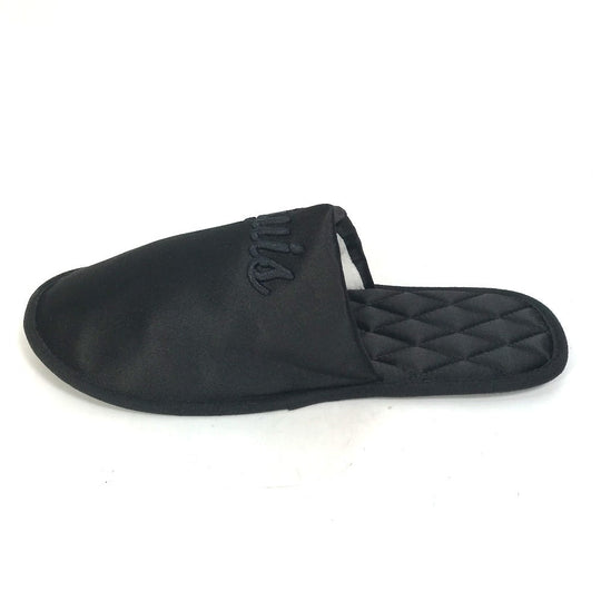 LOUIS VUITTON Other shoes Model number unknown Satin , Satin black Sweet line LV logo Women 36-37 Used Authentic