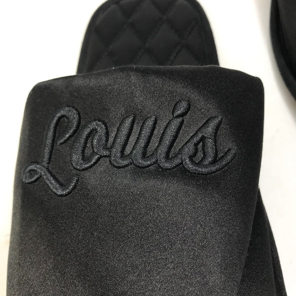LOUIS VUITTON Other shoes Model number unknown Satin , Satin black Sweet line LV logo Women 36-37 Used Authentic