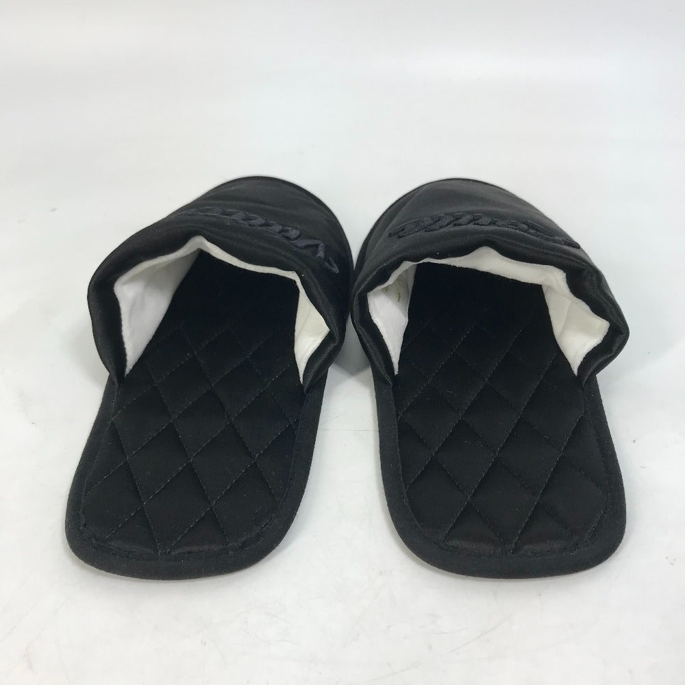 LOUIS VUITTON Other shoes Model number unknown Satin , Satin black Sweet line LV logo Women 36-37 Used Authentic