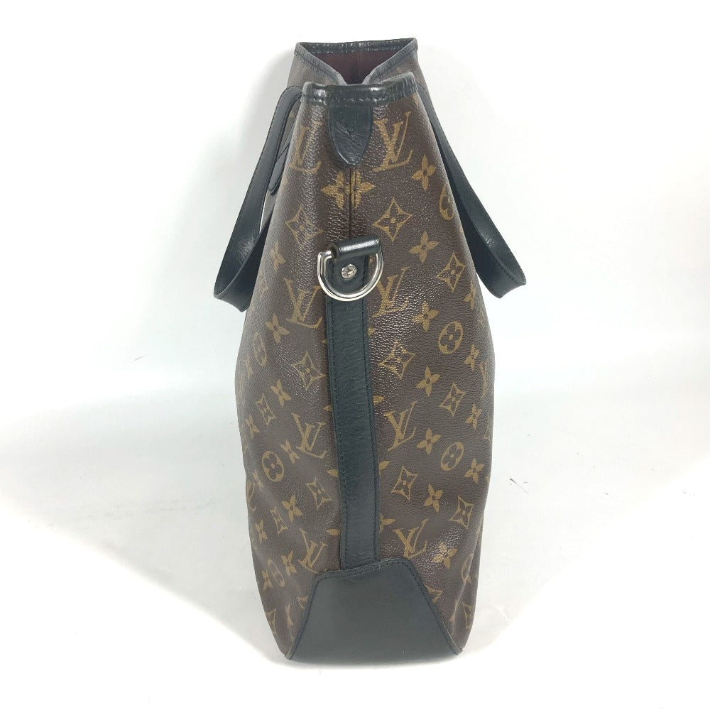 LOUIS VUITTON Tote Bag M56708 Monogram macacer canvas Brown Monogram macacer Davis mens Used Authentic