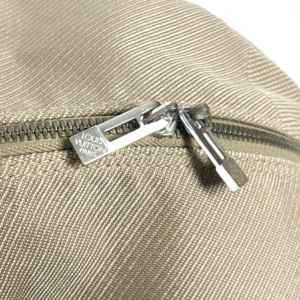 LOUIS VUITTON Boston Duffel bag M93065 Damier Jean Canvas gray Damier Jean Akatan mens Used Authentic