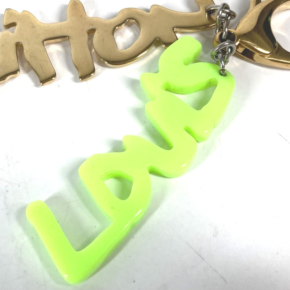LOUIS VUITTON key ring M65766 plastic green Bijoux Sac Graffiti unisex(Unisex) Used Authentic