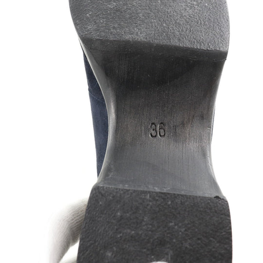 CHANEL Sandals G21635X01036 Suede black 36