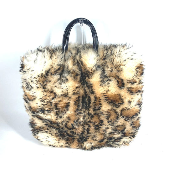 LOUIS VUITTON Handbag M50818 Mouton, Leather beige animal collection Sac Plat Mouton Women Used Authentic