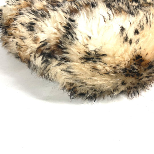 LOUIS VUITTON Handbag M50818 Mouton, Leather beige animal collection Sac Plat Mouton Women Used Authentic