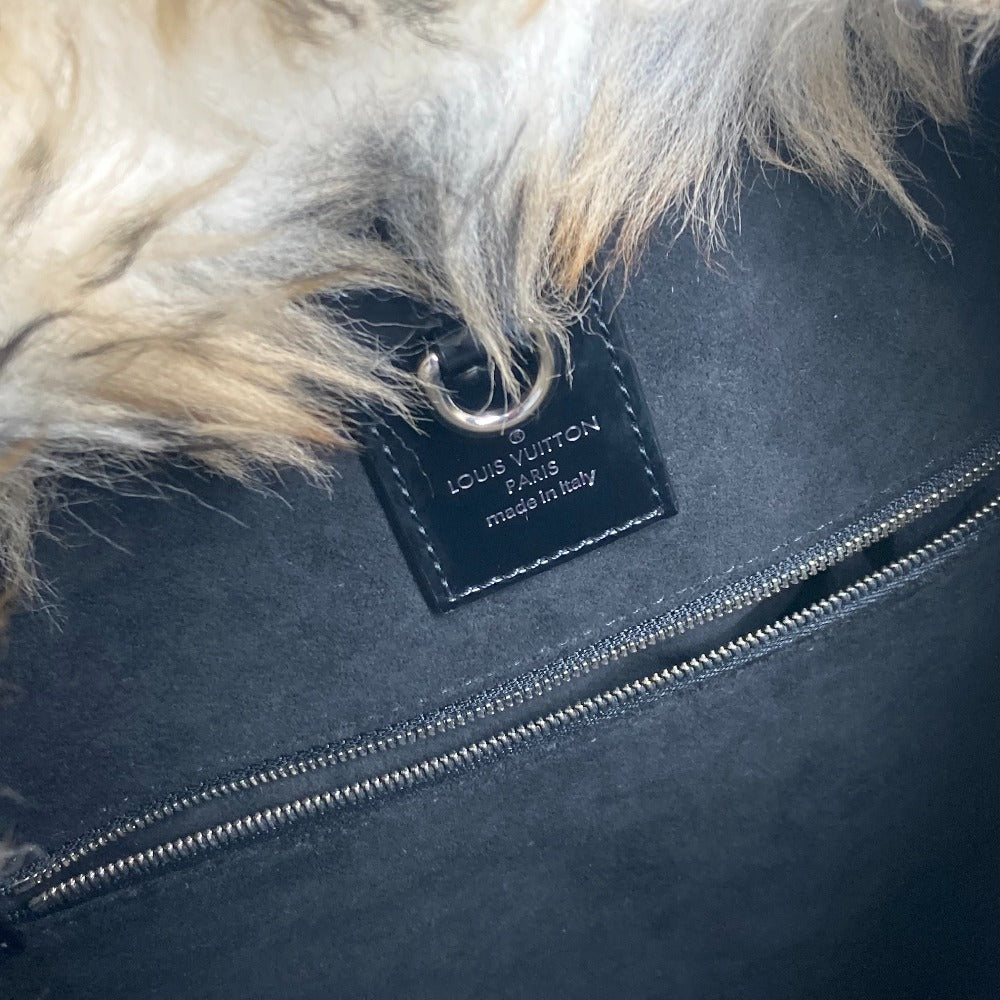 LOUIS VUITTON Handbag M50818 Mouton, Leather beige animal collection Sac Plat Mouton Women Used Authentic