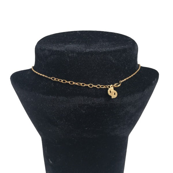 Christian Dior Necklace Gold, fake pearls gold Necklace fake pearl Women Used Authentic