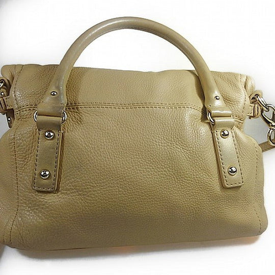 Kate Spade Handbag leather khaki Shoulder Bag 2WAY Women Used Authentic