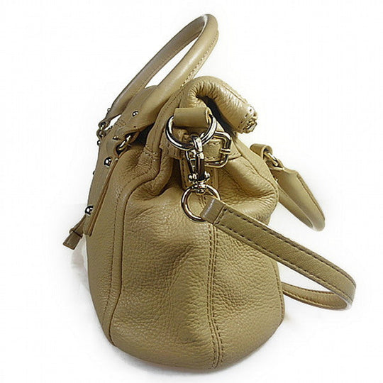 Kate Spade Handbag leather khaki Shoulder Bag 2WAY Women Used Authentic