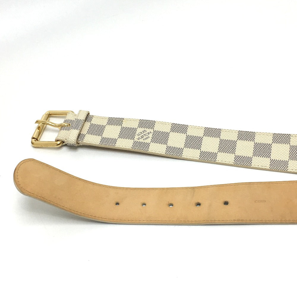 LOUIS VUITTON Waist bag M9835 Damier Azur Canvas white Saint Tulle Pochette Solo Women(Unisex) Used Authentic