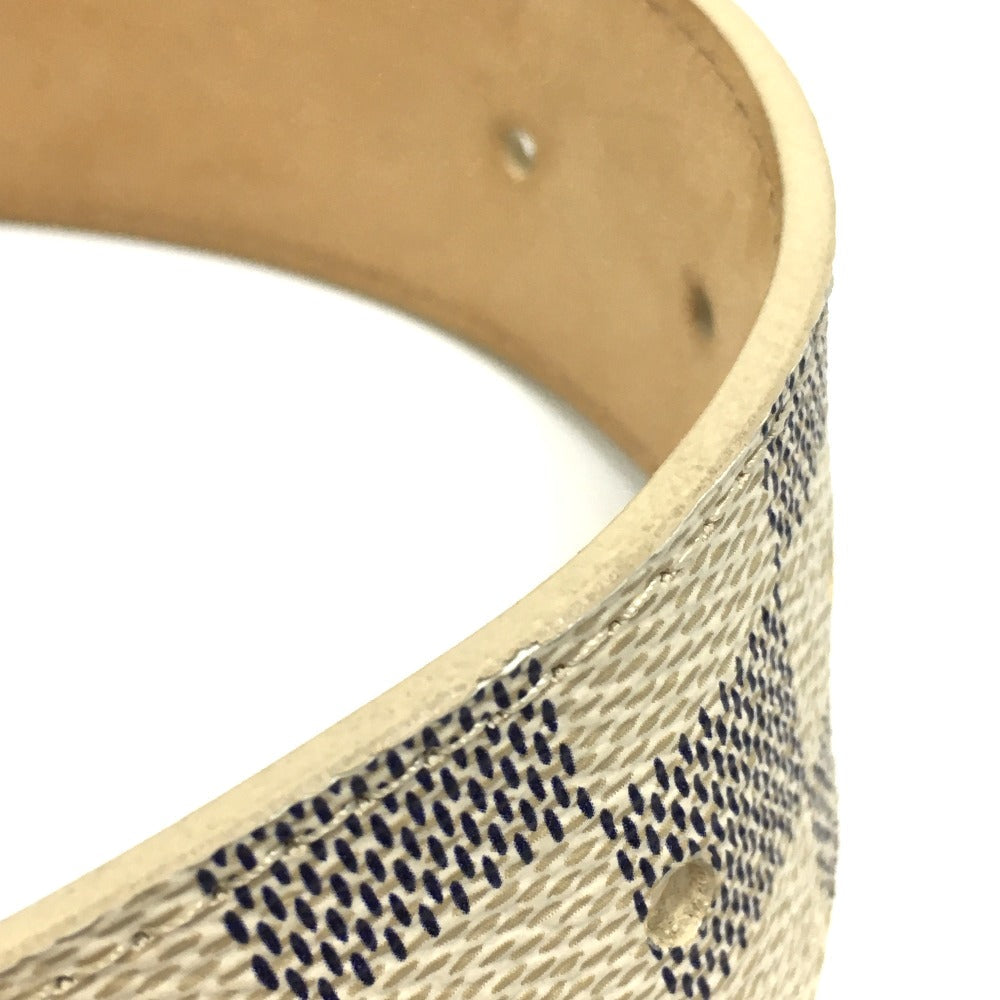 LOUIS VUITTON Waist bag M9835 Damier Azur Canvas white Saint Tulle Pochette Solo Women(Unisex) Used Authentic