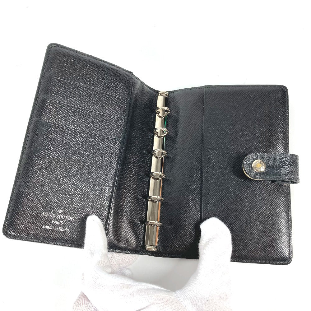 LOUIS VUITTON Notebook cover R21130 Damier Grafitto Canvas black Damier Grafitte Illustre Agenda PM Women Used Authentic