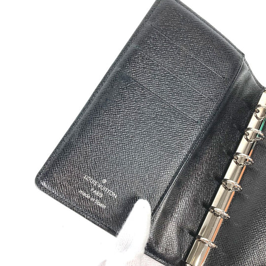 LOUIS VUITTON Notebook cover R21130 Damier Grafitto Canvas black Damier Grafitte Illustre Agenda PM Women Used Authentic