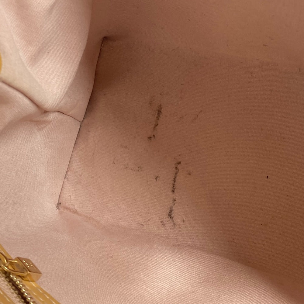 LOUIS VUITTON Tote Bag M91642 Monogram Vernis beige Monogram Vernis Wilshire PM