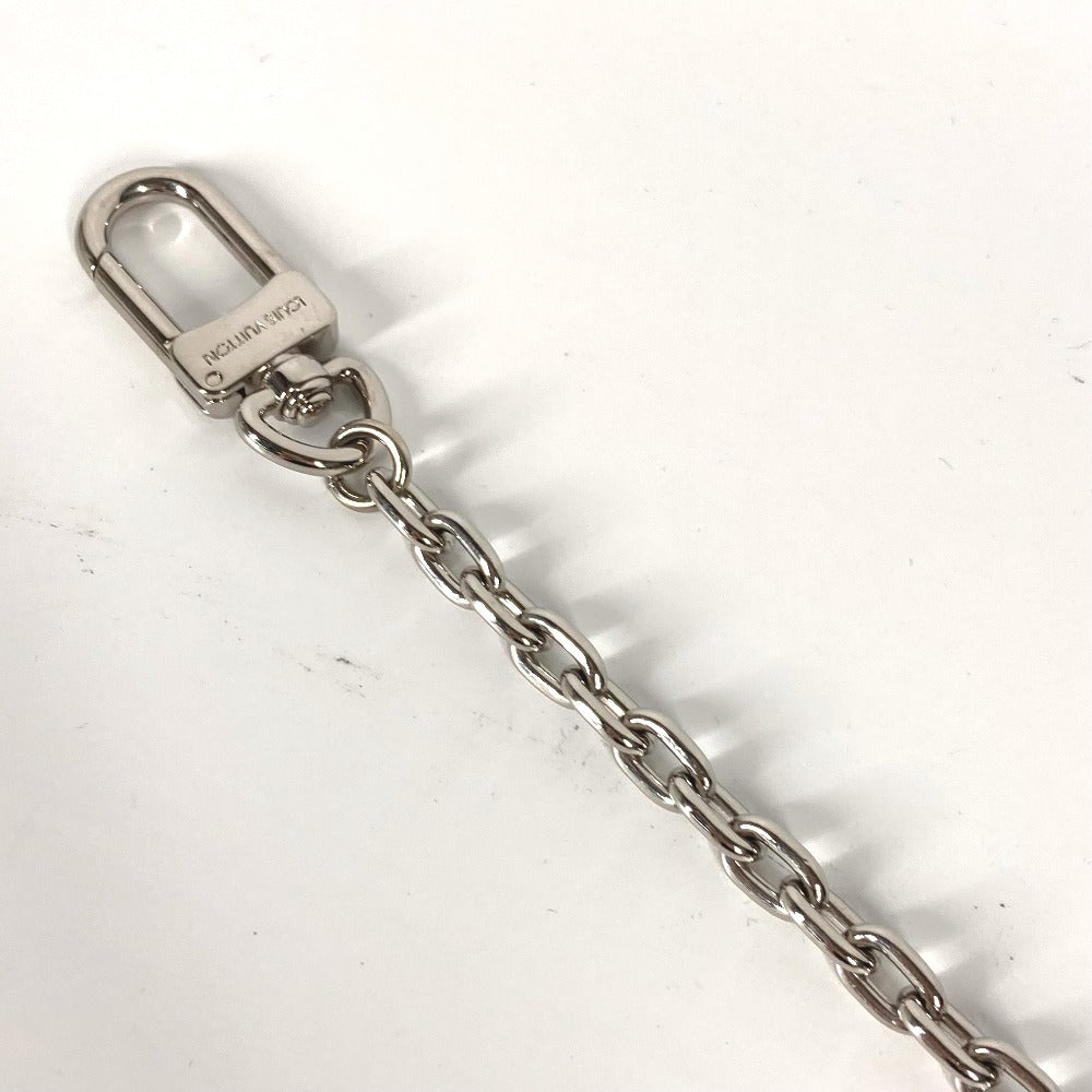 LOUIS VUITTON Money clip M66203 metal Silver Keychain bag charm Panse Bien Chene Ogive mens Used Authentic