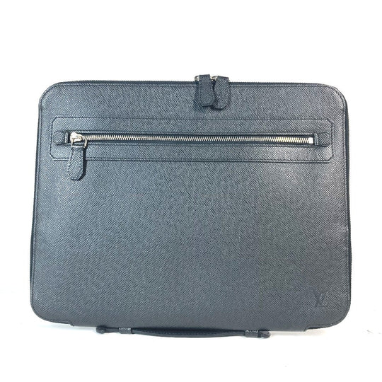 LOUIS VUITTON Clutch bag M32612 Taiga Leather black Taiga Vladimir unisex(Unisex) Used Authentic