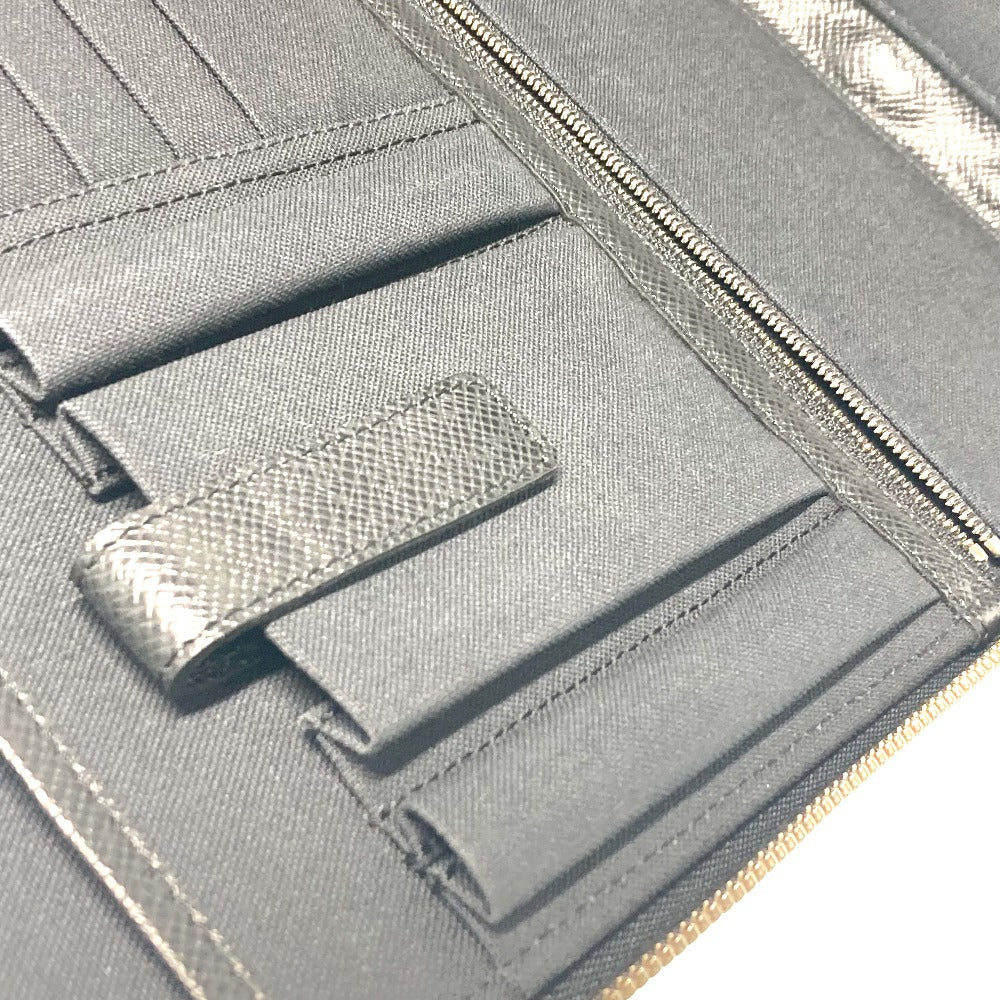 LOUIS VUITTON Clutch bag M32612 Taiga Leather black Taiga Vladimir unisex(Unisex) Used Authentic