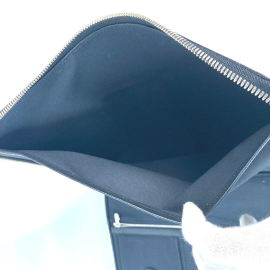 LOUIS VUITTON Clutch bag M32612 Taiga Leather black Taiga Vladimir unisex(Unisex) Used Authentic