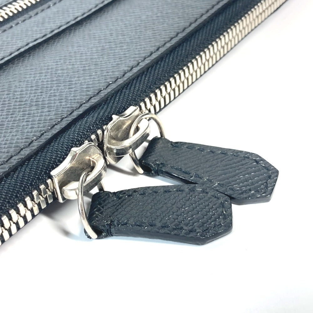 LOUIS VUITTON Clutch bag M32612 Taiga Leather black Taiga Vladimir unisex(Unisex) Used Authentic