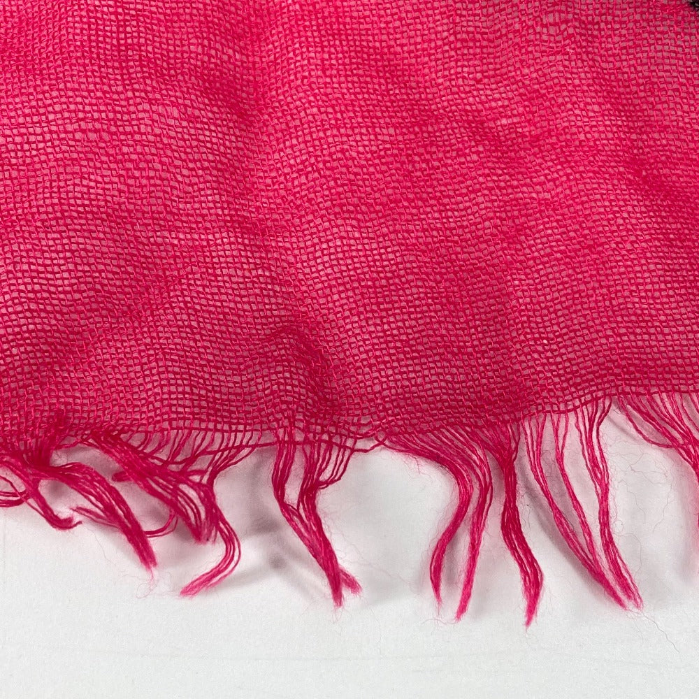 LOUIS VUITTON Stall M72379 Cashmere, Silk pink Shawl fringe Etoll rose graffiti Women Used Authentic